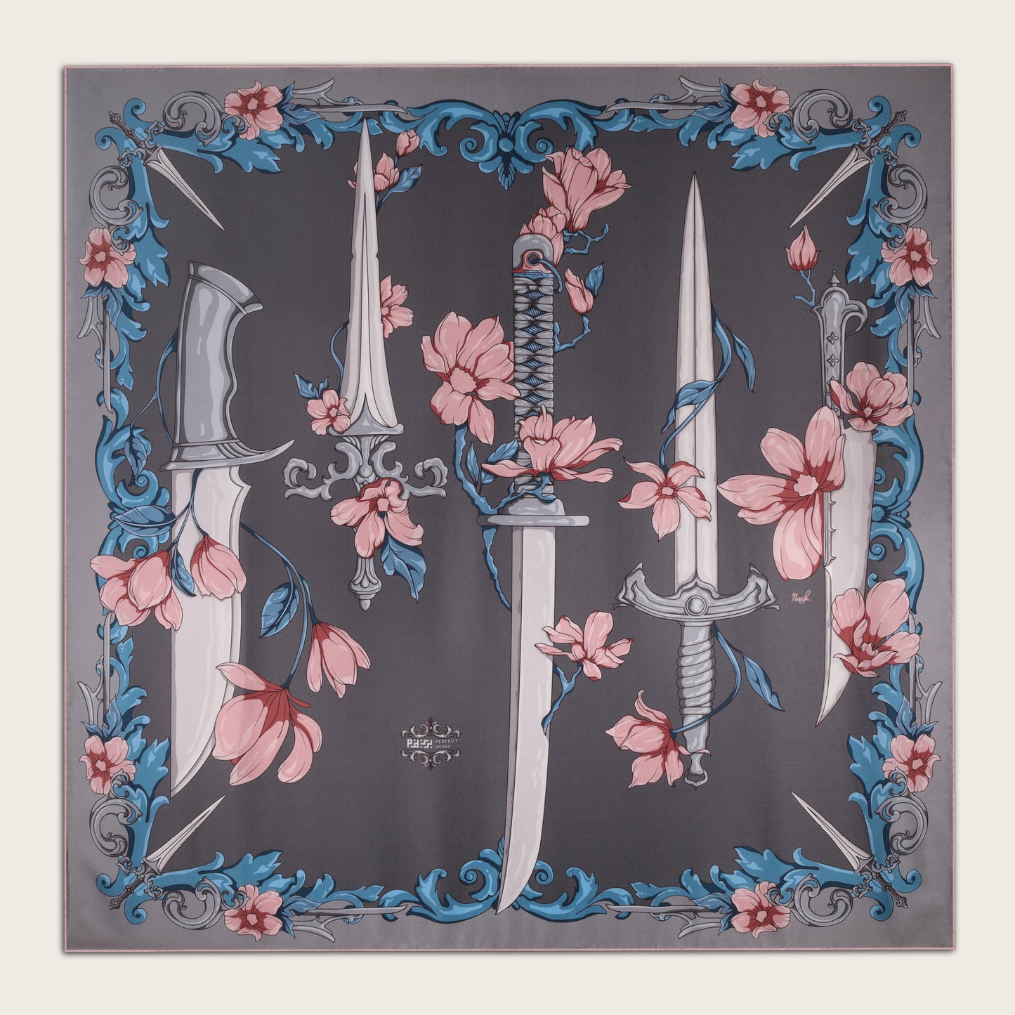 Naifu Blue - Foulard