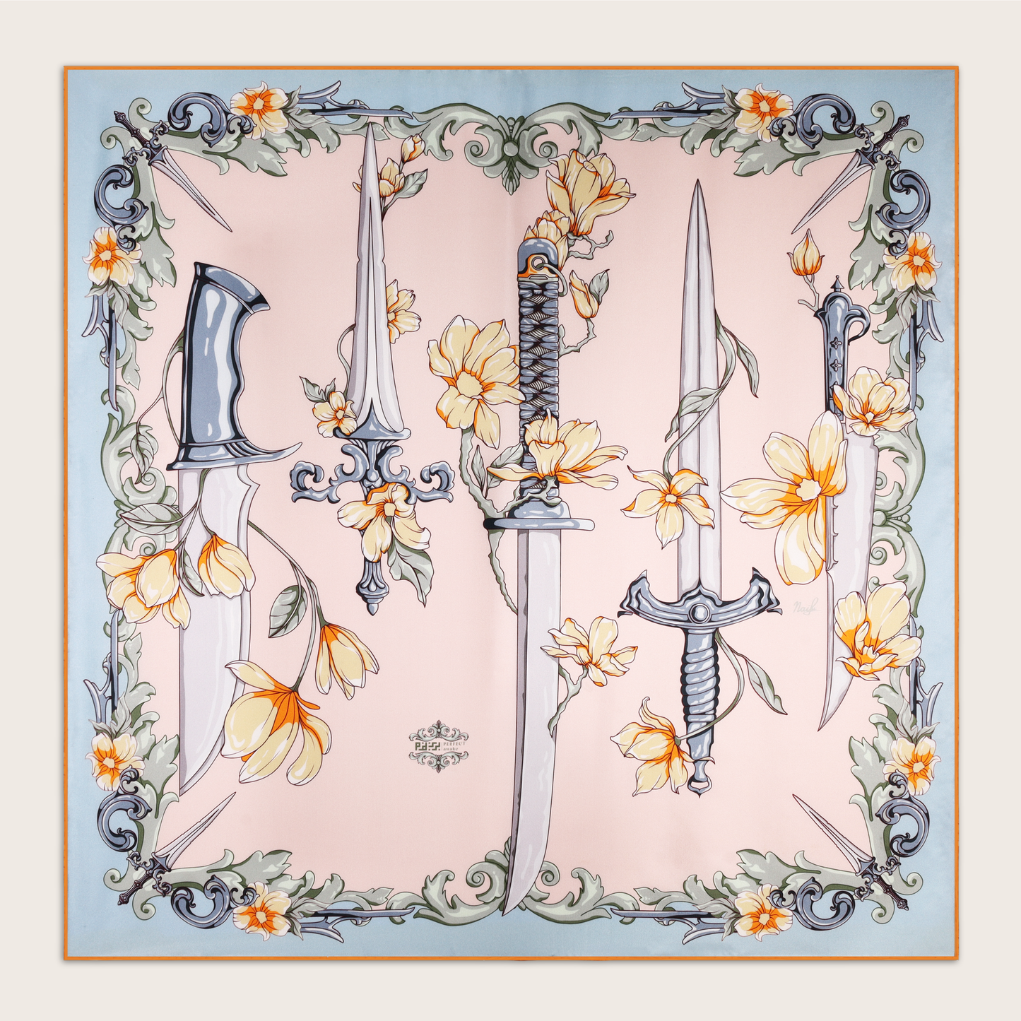 Naifu Orange - Foulard